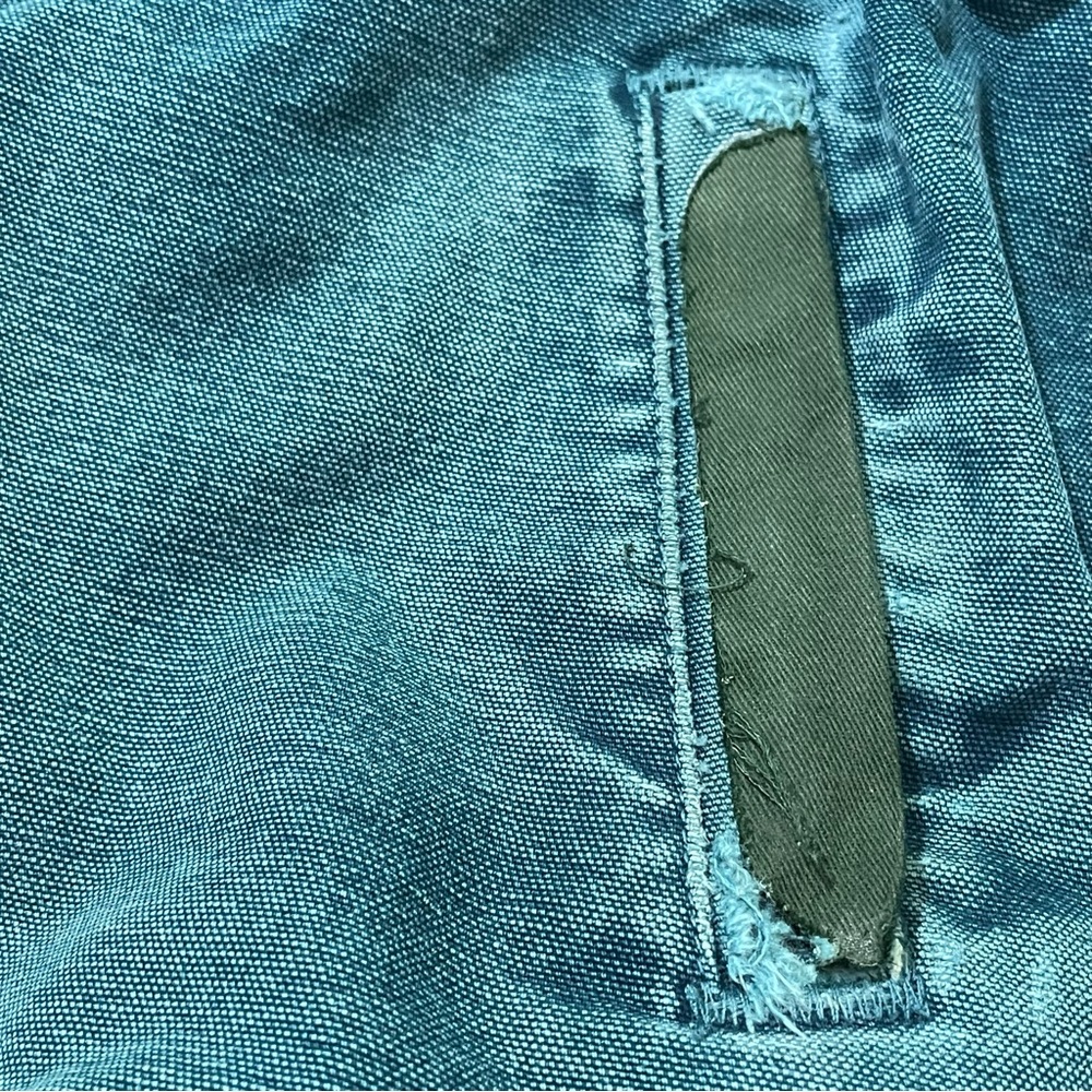 Carhartt J14DTL Dark Teal Quilted Flannel Lined Duck Santa Fe Work Jacket Large - Picture 10 of 15